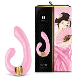 Shunga Double stimulateur intime Shunga Miyo Rose